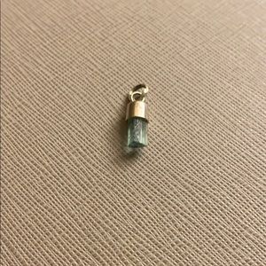 Sterling silver & tourmaline pendant